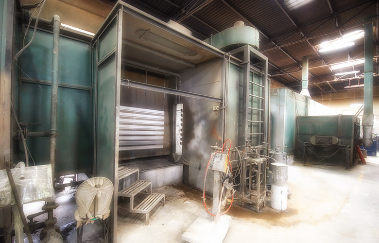 Fully conveyorised PVDF and powder coating system at Radiant Anodisers Behror manufacturing plant
