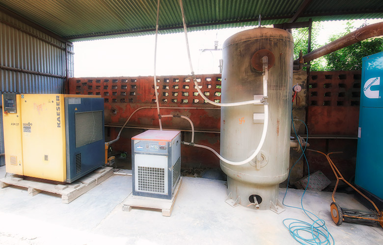 Environment-friendly coating equipment at Radiant Anodisers aluminium coating plant Behror