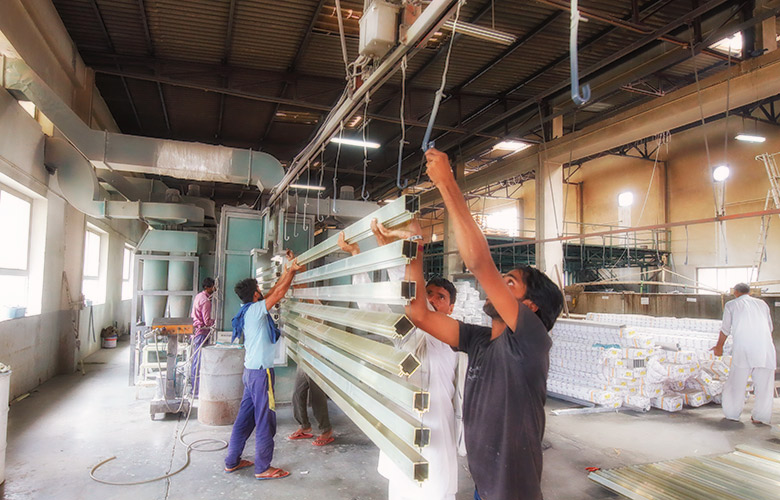 Large-capacity conveyor oven system for aluminium curing at Radiant Anodisers Behror plant